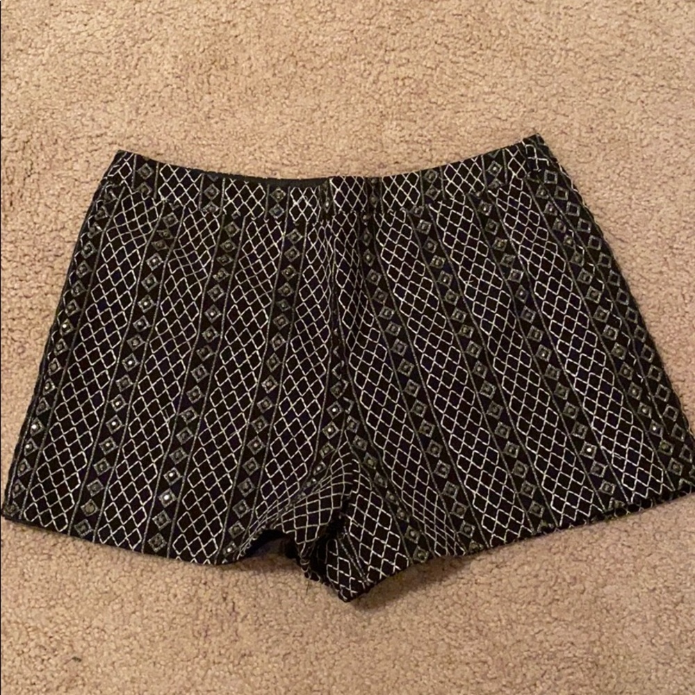Forever 21 Sequined Patterned Shorts